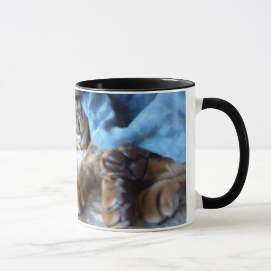 Mug Abyssinian Chat Dormir (Droite)
