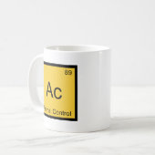 Mug Ac - Contrôle Animal Symbole Élément Chimique Tee (Devant gauche)