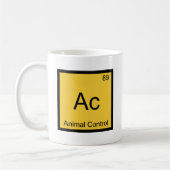Mug Ac - Contrôle Animal Symbole Élément Chimique Tee (Gauche)