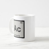 Mug Ac - Symbole de chimie de l'architecture de l'Acro (Devant gauche)