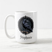 Mug Académie gothique sombre du corbeau (Gauche)