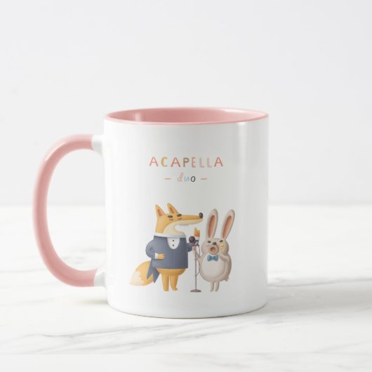 Mug Acapella Duo Mug, animal des bois (Gauche)