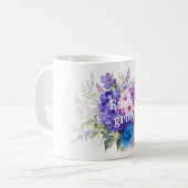 Mug Accédez à la croissance fleur sauvage romantique (Devant gauche)