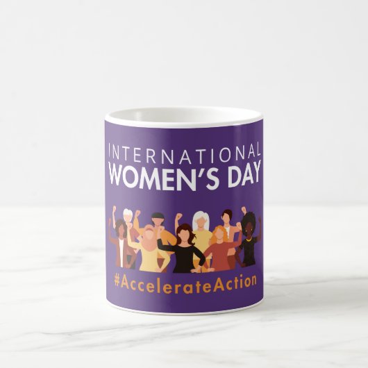 Mug Accélérer l'action Journée internationale de la fe (Centre)
