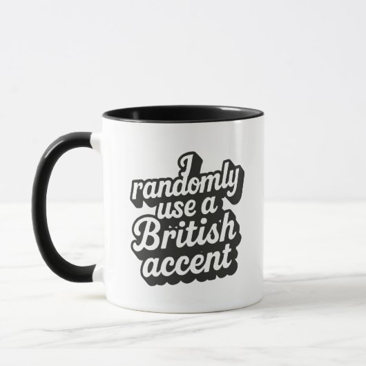 Mug Accent britannique (Gauche)