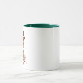 Mug Accent "Heure de jeu" Cerf Joueur Mignon (Centre)