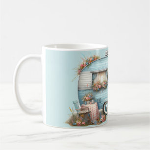 Mug Accents Bohèmes de Camping-Car Floral Vintage Cott