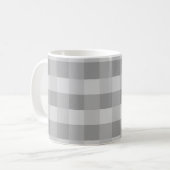 Mug Accents d'orange gris Motif Pixel promotionnels (Devant gauche)