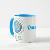 Mug Acceptation d'amour de Sensibilisation sur l'autis (Devant gauche)