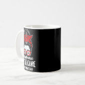 Mug Acceptation de l'autisme Sensibilisation Rouge au (Devant gauche)