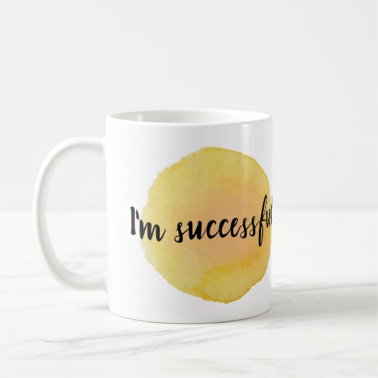 Mug acceptation de soi paroles inspirantes (Gauche)
