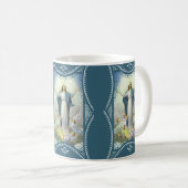 Mug Acceptation des anges bénis de Vierge Marie (Devant droit)
