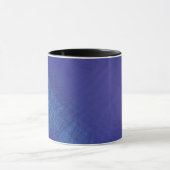 Mug Acceptation | Motif de Blue Indigo Violet Shibori (Centre)