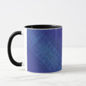 Mug Acceptation | Motif de Blue Indigo Violet Shibori (Gauche)