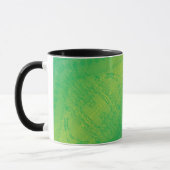 Mug Acceptation | Motif de Shibori jaune bleu (Gauche)