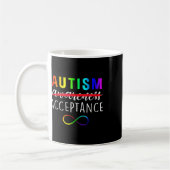 Mug Acceptation Non Conscience Drôle Rouge Plutôt Auti (Gauche)