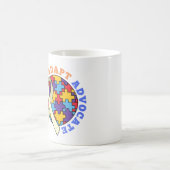 Mug Accepter Adapter Défendre-Ruban Mondial de Sensibi (Centre)