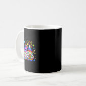 Mug Accepter Comprendre Amour Gnome Sensibilisation su (Devant gauche)