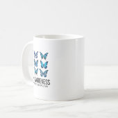 Mug Accepter Comprendre la Sensibilisation sur l'autis (Devant gauche)