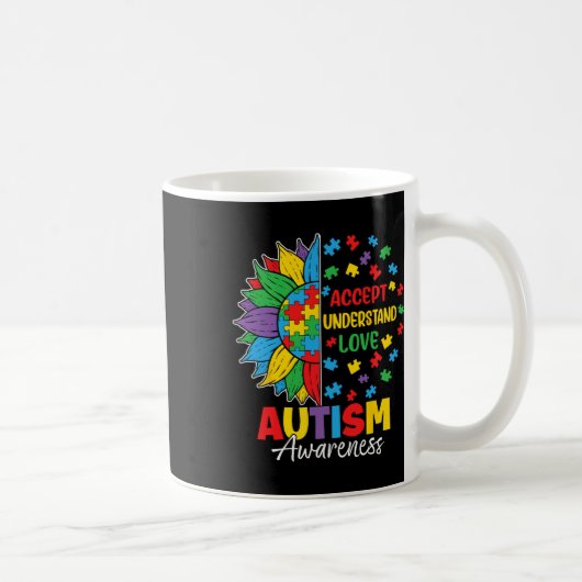 Mug Accepter Comprendre L'Amour Autisme Day (Droite)