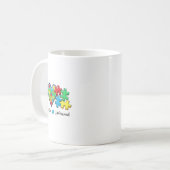 Mug Accepter l'amour comprendre la Sensibilisation sur (Devant gauche)