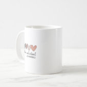 Mug Accepter l'amour comprendre la Sensibilisation sur (Devant gauche)
