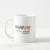 Mug Accepter l'amour comprendre la Sensibilisation sur (Gauche)