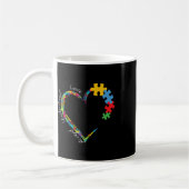 Mug Accepter l'amour comprendre l'autisme soutenir l'a (Gauche)