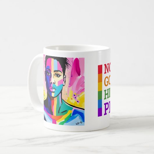 Mug Accepter mon authenticité (Devant gauche)