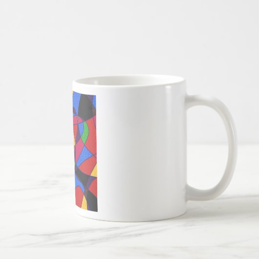 Mug Accessoires cadeaux Rainbow Abstrait Art tendance (Droite)