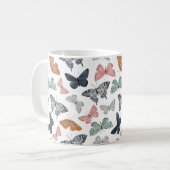 Mug Accessoires de cuisine papillon bohème (Devant gauche)