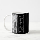 Mug Accessoires de drapeau American Deer Hunter Bow Hu (Gauche)