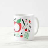 Mug Accessoires de vie pour enseignant (Devant droit)