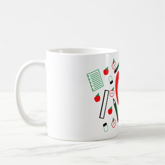 Mug Accessoires de vie pour enseignant (Gauche)