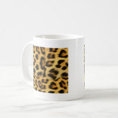 Mug Accessoires d'impression de fourrure léopard réali (Devant gauche)