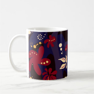 Mug Accessoires Motifs tendance, violet noir abstrait