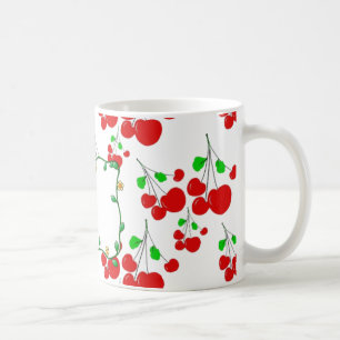 Mug Accessoires personnalisables motif cerise rouge Le
