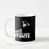 Mug Accident de chariot de golf Je fais mes propres ca (Gauche)