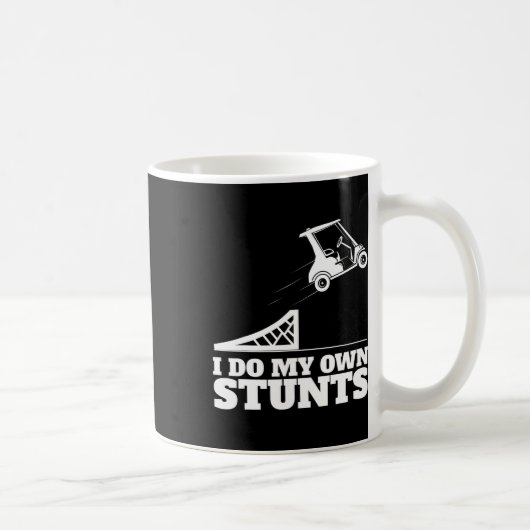 Mug Accident de chariot de golf Je fais mes propres ca (Droite)