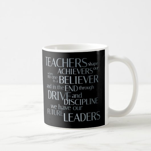 Mug Accomplisseurs de forme de professeurs (Droite)