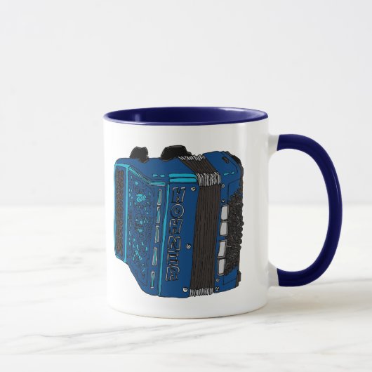 Mug Accordéon de bouton (Droite)