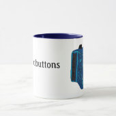 Mug Accordéon de bouton (Centre)