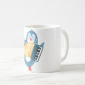 Mug Accordéon de pingouin (Devant droit)