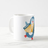 Mug Accordéon de pingouin (Devant gauche)