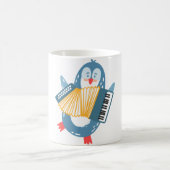 Mug Accordéon de pingouin (Centre)