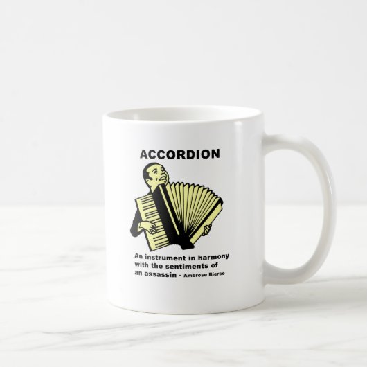 Mug Accordéon (humoristique défini) (Droite)