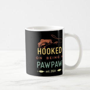 Mug Accro à être un papy Établie 2024 Première fois gr