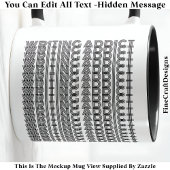 Mug Accro à l'écriture Message Caché Drôle Nouveauté 1