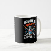 Mug Accro à l'insuline pour la vie (Devant droit)