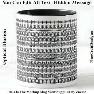 Mug Accro au dessin Message caché Cadeau drôle 111B